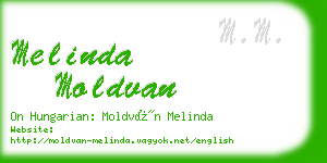 melinda moldvan business card